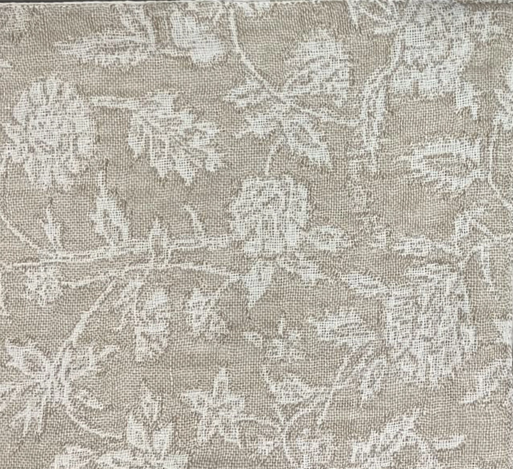 Textured Floral Table Runner – Botanical Design, 14×72 Inches
